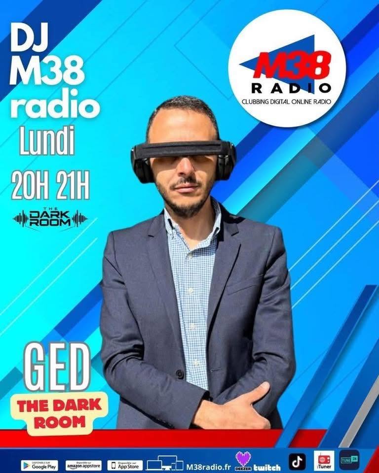 Affiche The Dark Room, le lundi sur M38 Radio